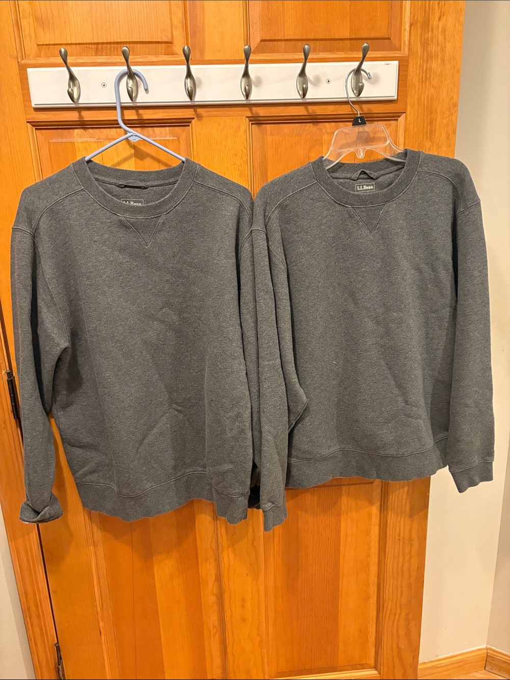 L.L. Bean Crewneck Sweatshirt in Charcoal  selling together